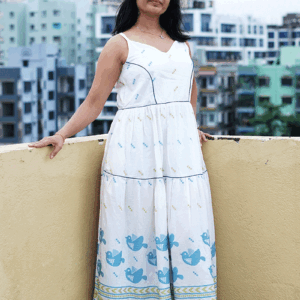 Cotton Jamdani Dress