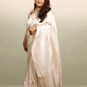 The Ivory & Gold Pure Linen